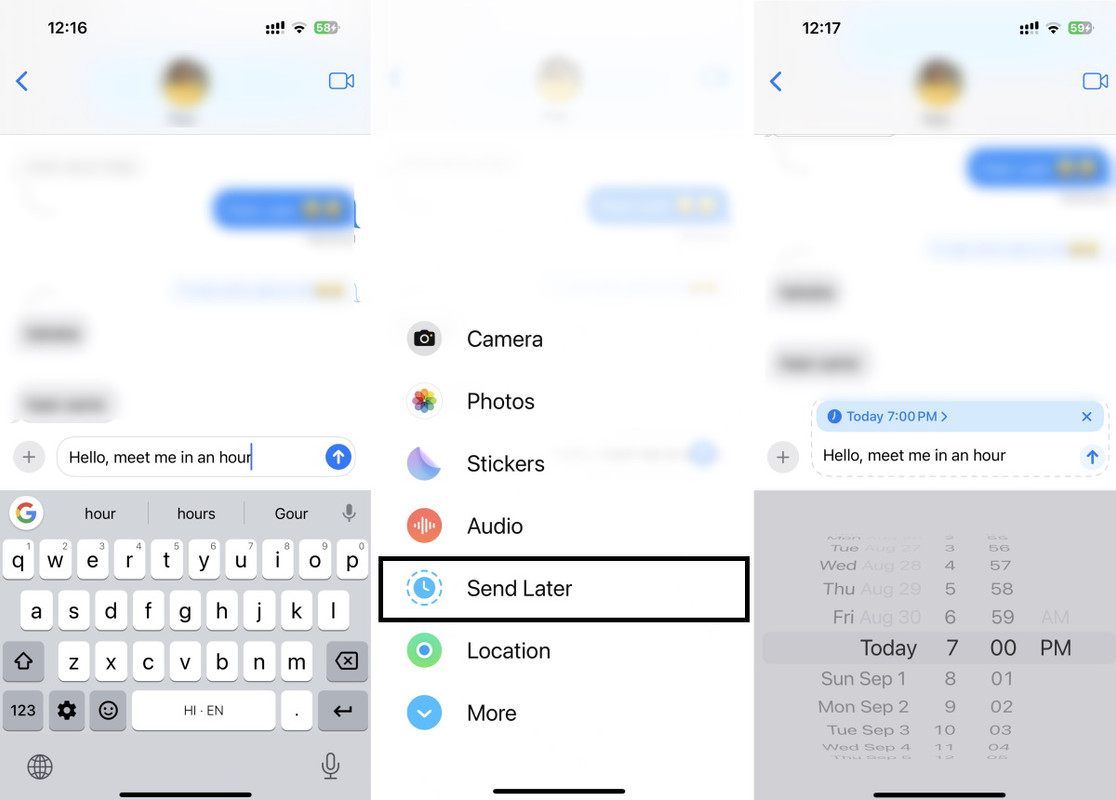 Schedule Text Messages on iPhone