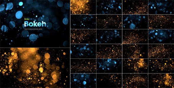 Film Bokeh Textures/Overlays - 25 Abstract Images In 4K