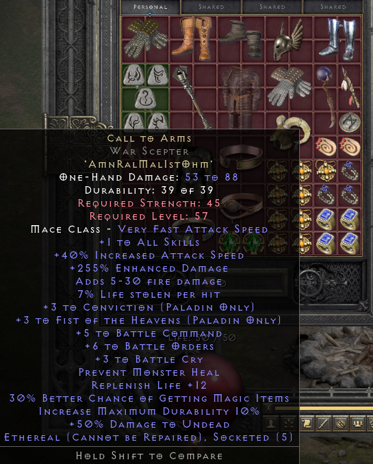 eth cta in weapon swap