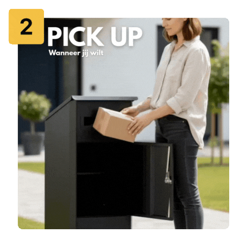 Pakket veilig opgeborgen