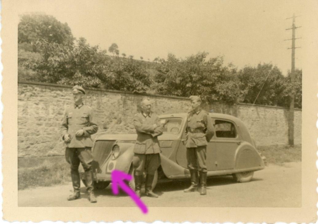 Frankreich Kübelwagen PKW Wagen Auto Beute kennz