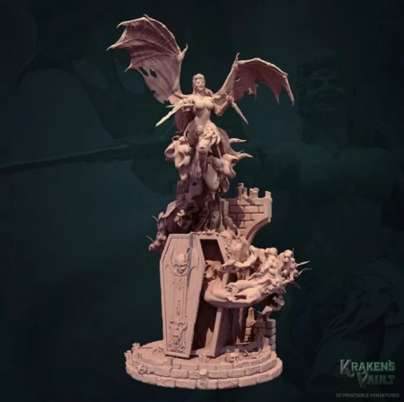 Krakens Vault - Crimson Countess – 3D Print Model