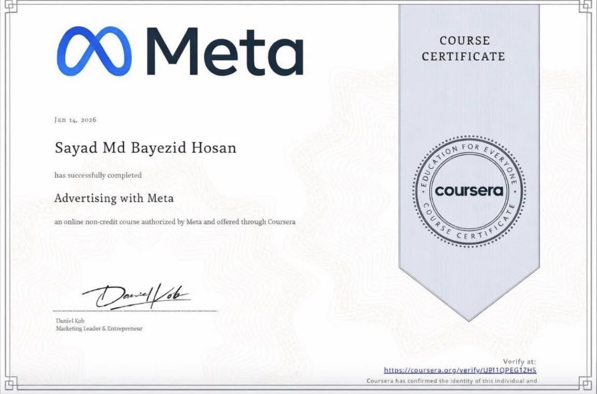 Meta Advertiser Certification