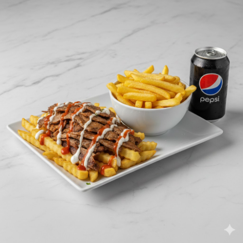 Menú patatas con carne
