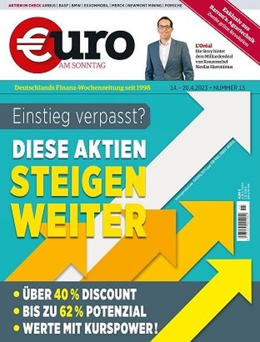 Cover: Euro am Sonntag Finanzmagazin No 15 vom 14  April 2023