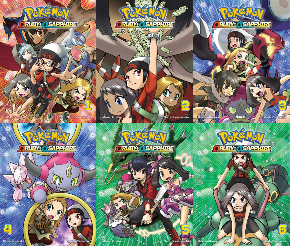 MANGA Pokemon Omega Ruby Alpha Sapphire 1-6 TP