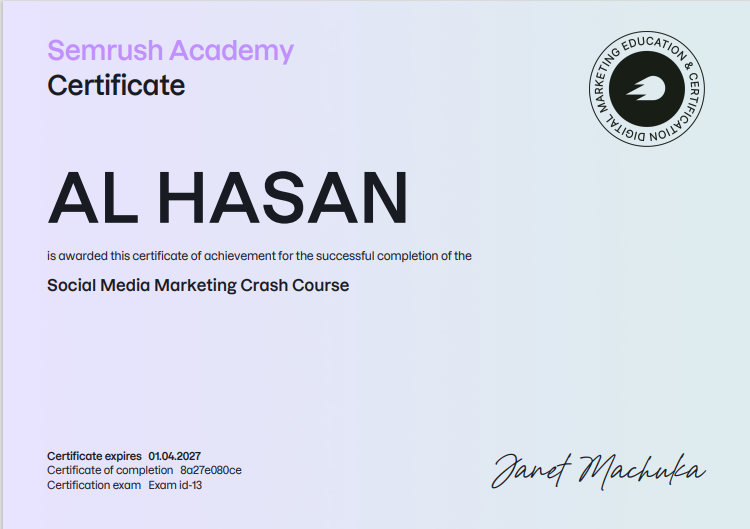 Certification 3