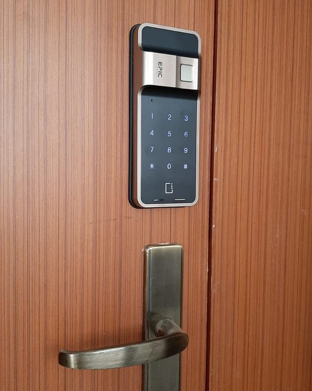 Satin Gold Card Door