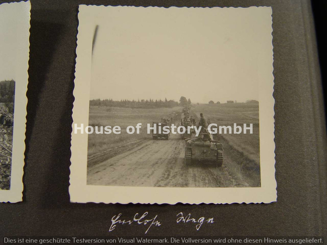 FOTOALBUM eines Angehörigen der Kraftfahr Ersatzabteilung 12 und später im 1.Panzer Regiment 21, Ein