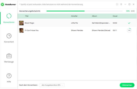 NoteBurner Spotify Music Converter 2.5.0 Multilingual