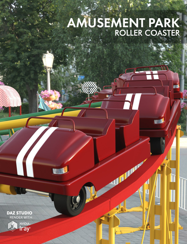 Amusement Park - Roller Coaster Amusement Park - Roller Coaster