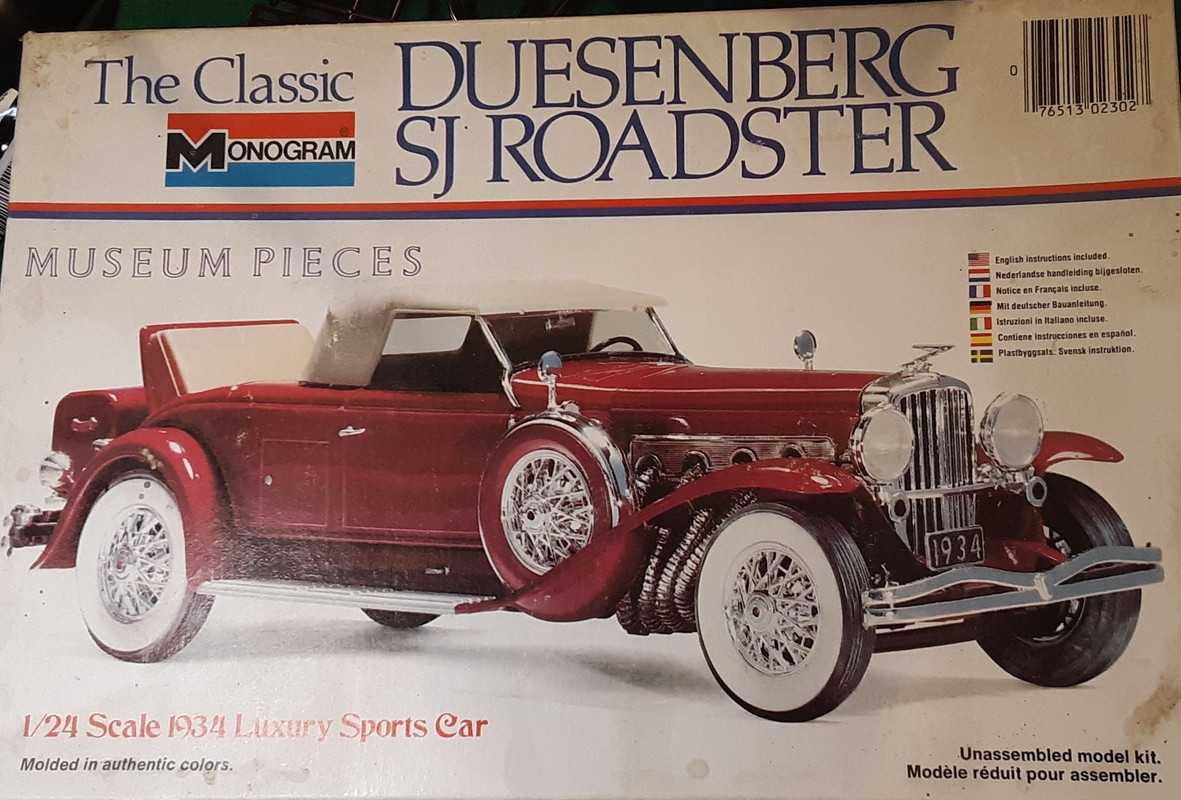 1/24 Monogram Duesenberg SJ Roadster by SigEp Ziggy - Autos 1/24 Monogram Duesenberg SJ Roadster by SigEp Ziggy - Autos