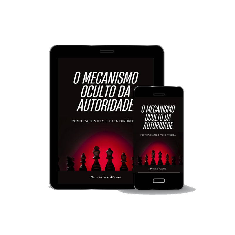 Mockup do guia O Mecanismo Oculto da Autoridade