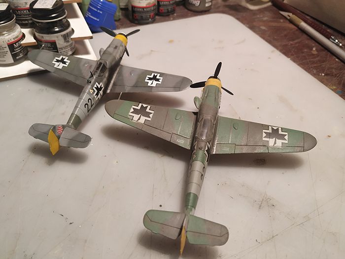 Bf-109G 2.Lj, Hasegawa i Revell 1/72 IMG-20200928-115145