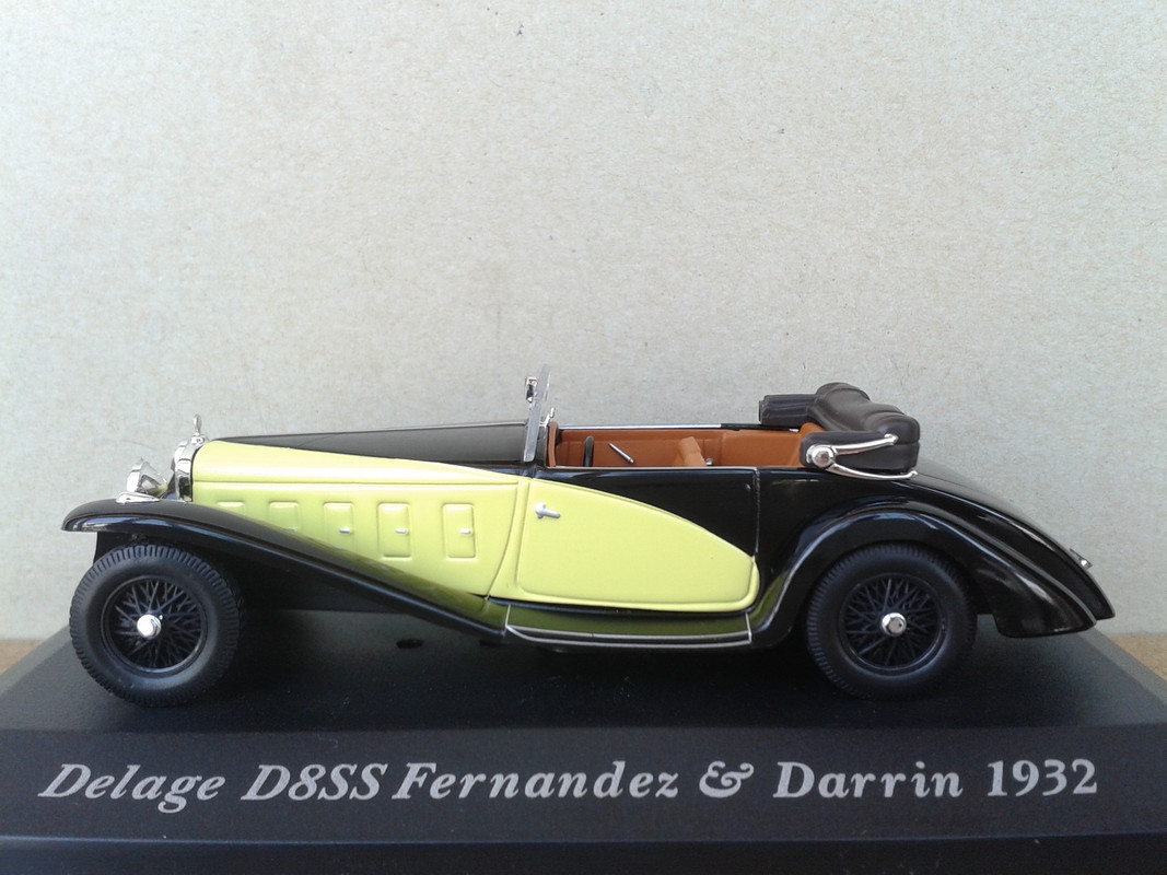 1932 Delage D8 SS Fernández & Darrin Cabriolet (Ixo-Altaya) (8)