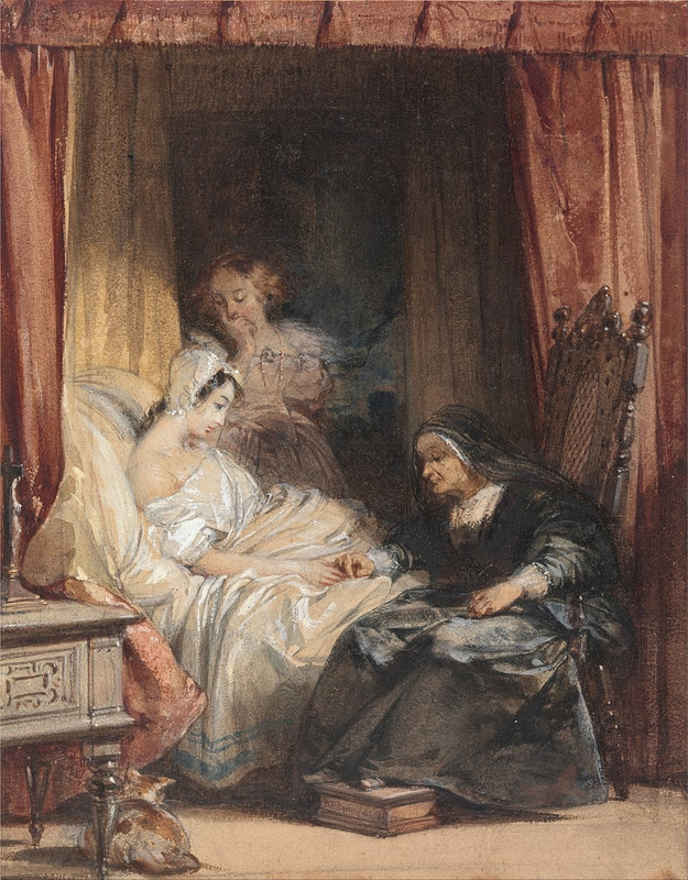 Richard-Parkes-Bonington-The-Use-of-Tears-Meister-Drucke-2376