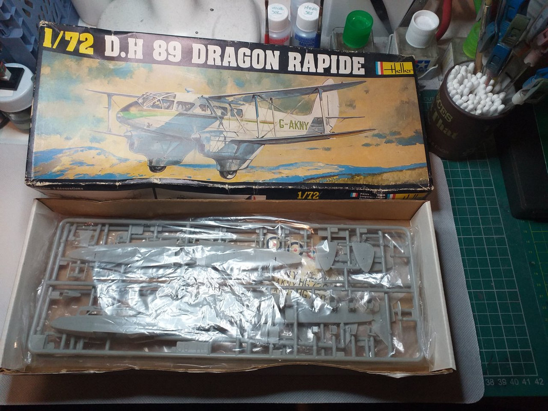 Heller DH 89 Dragon Rapide 1/72 +Finished++ - Airco and De