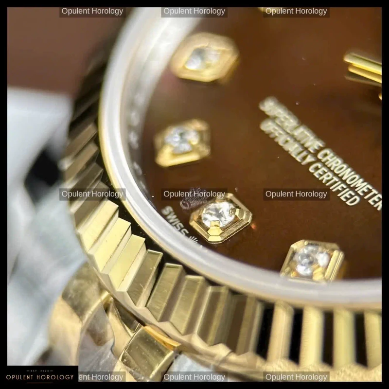 Rolex Datejust Brown Mother of Pearl Dial Automatic 31mm