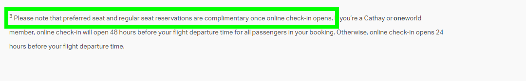 Cathay Pacific: Reserve un asiento por adelantado ✈️ Foro Aviones, Aeropuertos y Líneas Aéreas