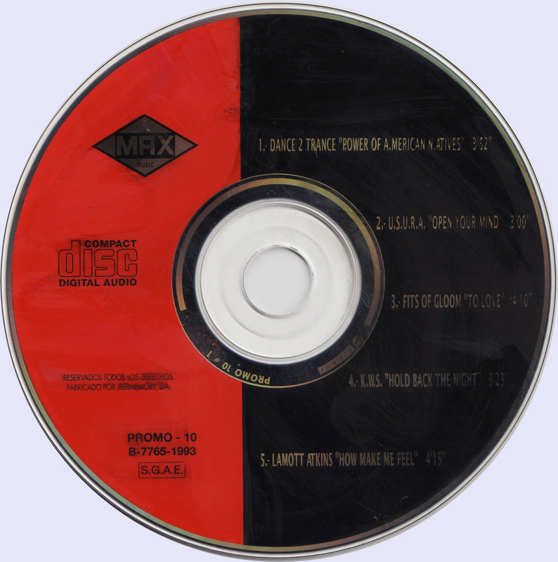 24/03/2024 - Various – Promo Max 10 (CD, Compilation, Promo)(Max Music – PROMO - 10)  1993  (FLAC) CD