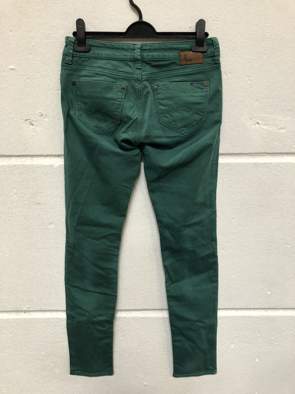 Mavi Ladies Jeans Mavi Lindy Low-Rise, Skinny Green W27 L34 | eBay