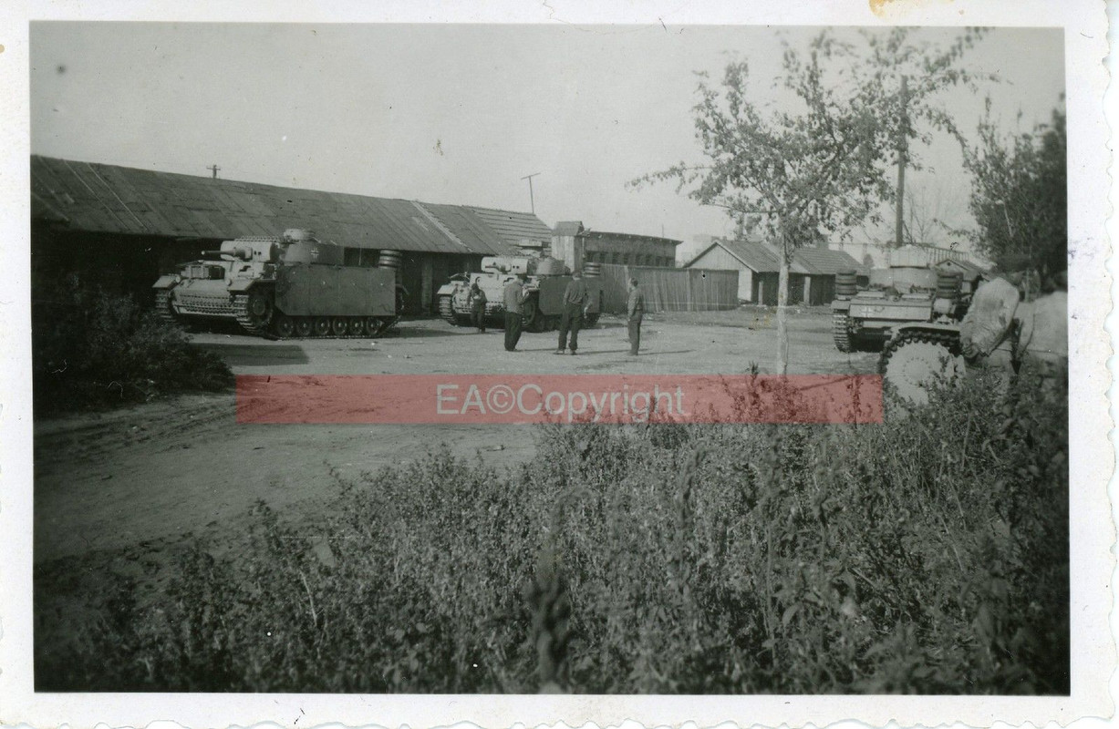 Panzer III Ausf. H 5cm Panzerschürzen Tank Foto