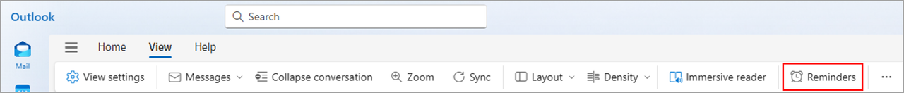 Erinnerungen in New Outlook