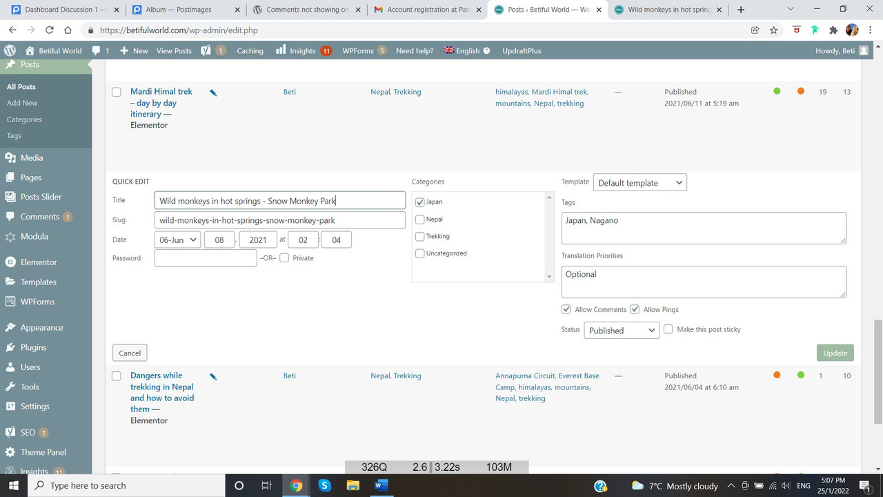 My old blog post - comments also allowed