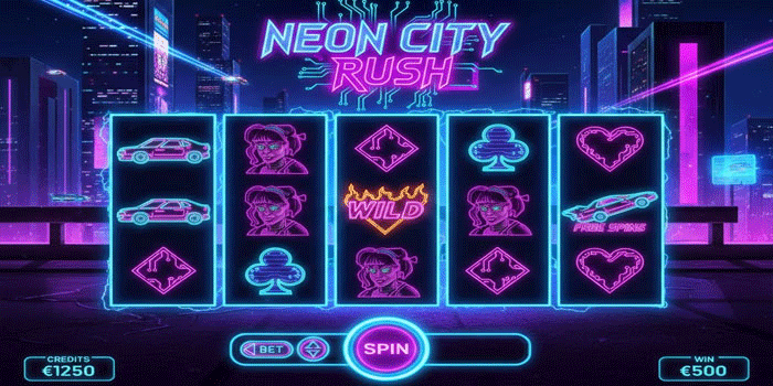 Bocoran Slot Neon City Rush Agar Bonus Lebih Sering Keluar