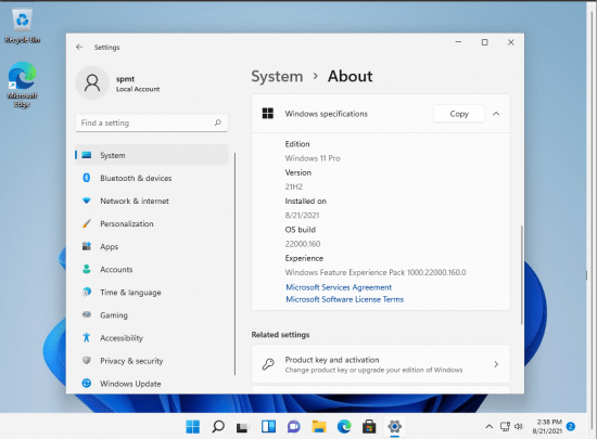 Windows 11 Pro Build 22000.160 + Office 2021 Non-TPM 2.0 Compliant (x64) Pre-Activated 2021