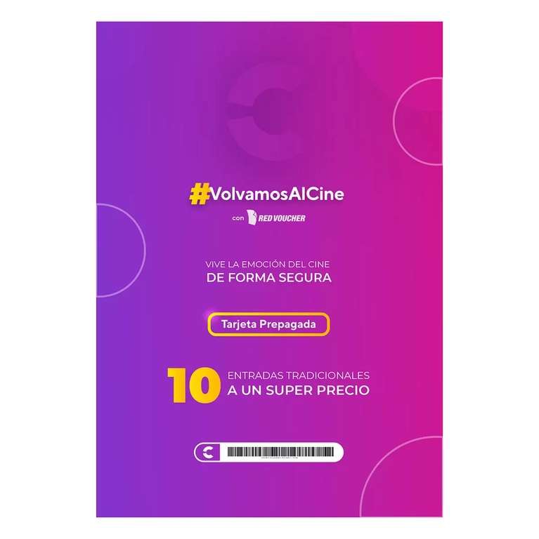 Costco - Cinépolis Tradicional 10 Entradas de Cine 
