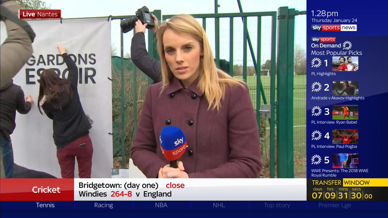 24 January - 13.00.00 - Sky Sports News. All the news from the P