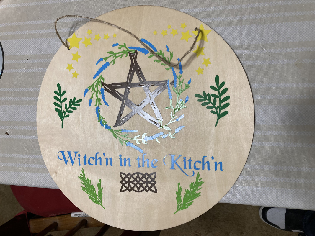 Kitchen witch sign