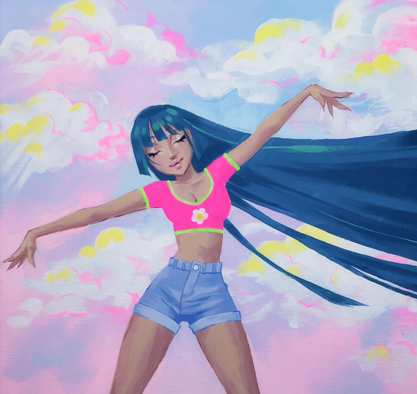 cloudy girl