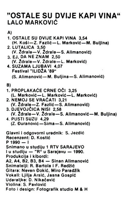 Lalo Markovic 1990 kz