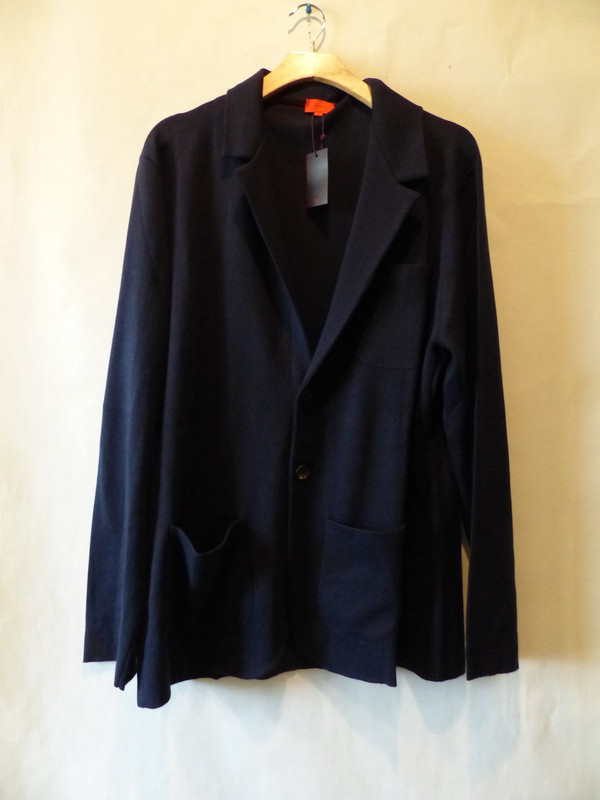 ISAIA NAPOLI MENS LONG SLEEVE LIGHTWEIGHT WOOL-BLEND NAVY SWEATER JACKET SIZE M ISAIA NAPOLI MENS LONG SLEEVE LIGHTWEIGHT WOOL-BLEND NAVY SWEATER JACKET SIZE M
