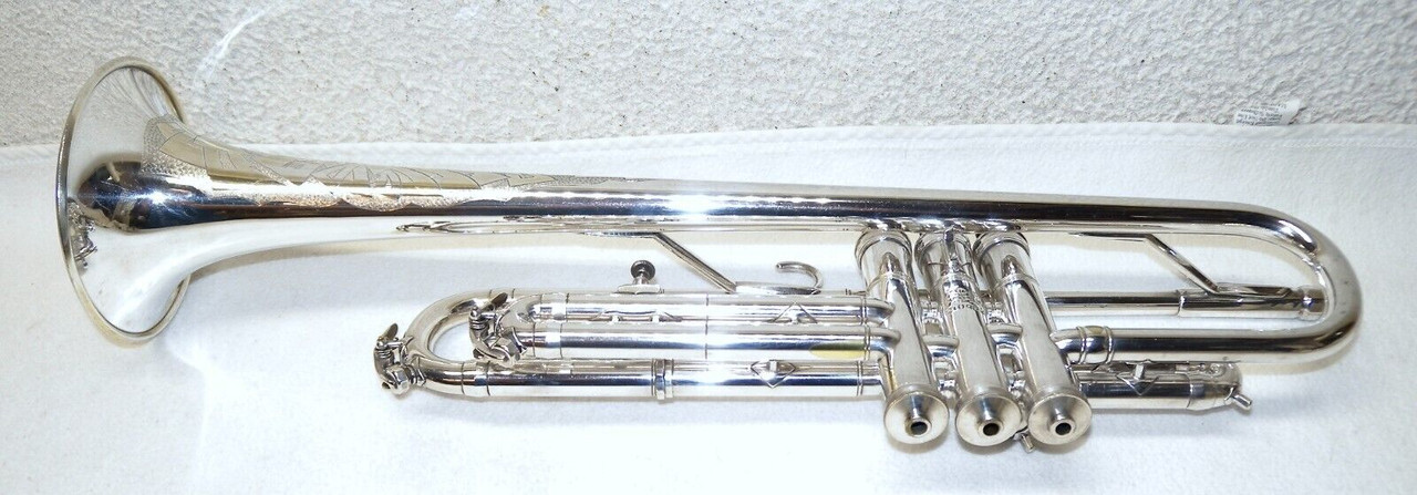 King 1937 Liberty Silvertone trumpet  sn 210902 (5)