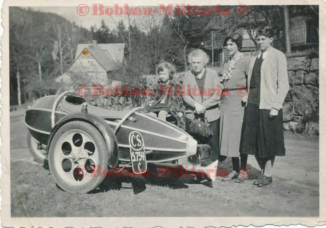 TOP Foto Böhmerland Motorrad tschechisches Čechie bike 1933 Schönlinde KRAD2