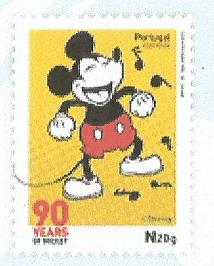 Portugal - 2018 - Mickey - Auto-adesivo - selo 3