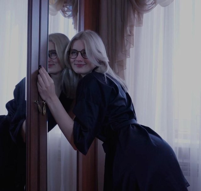 Cheating On My Husband With A Neighbor In Front Of A Mirror 1