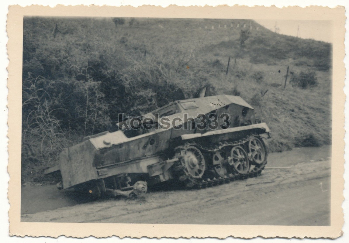 Kämpfe Metaxas Linie Griechenland Schützenpanzer