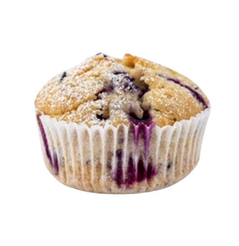 Desayuno Muffins De Arándanos Y Crema