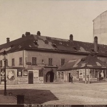 Gumpendorfer Schloss 1904, Ansicht Wallgasse