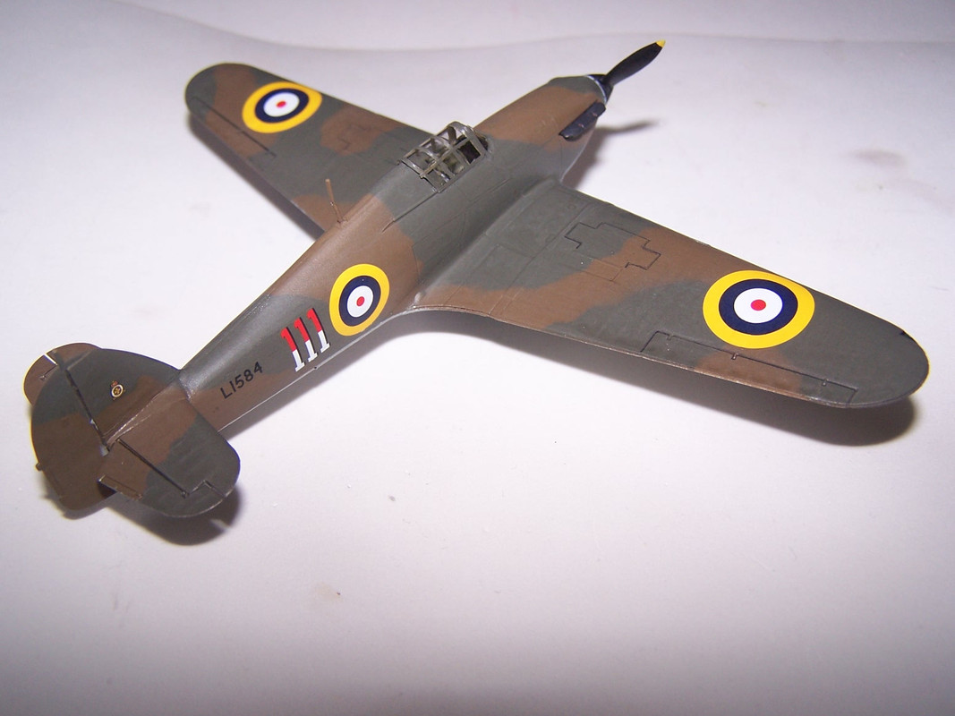 Canopy Mask: Hawker Hurricane Mk.I - Airfix - / 1:72