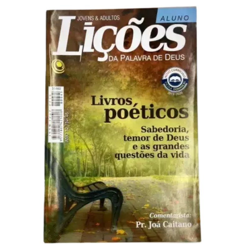 Revista EBD Jovens e Adultos Lição 9: Jó Chorou, Salomão Duvidou, Davi Cantou — Os Livros Que Não Têm Medo de Sentir