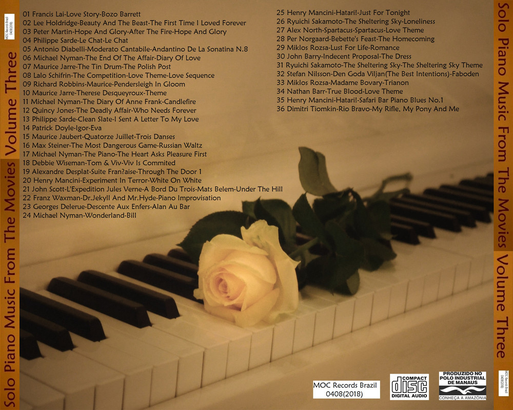 Solo Piano Music From The Movies Vol.3 (2)