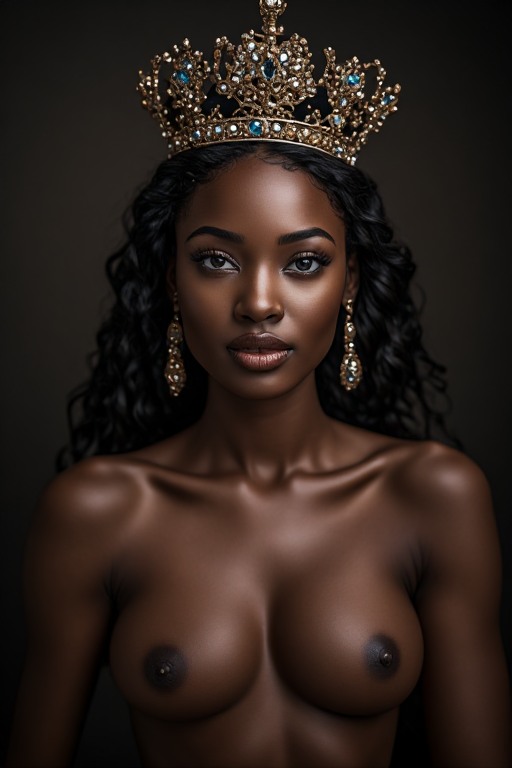 Naked-ebony-Queen-crown-sharp-(10)