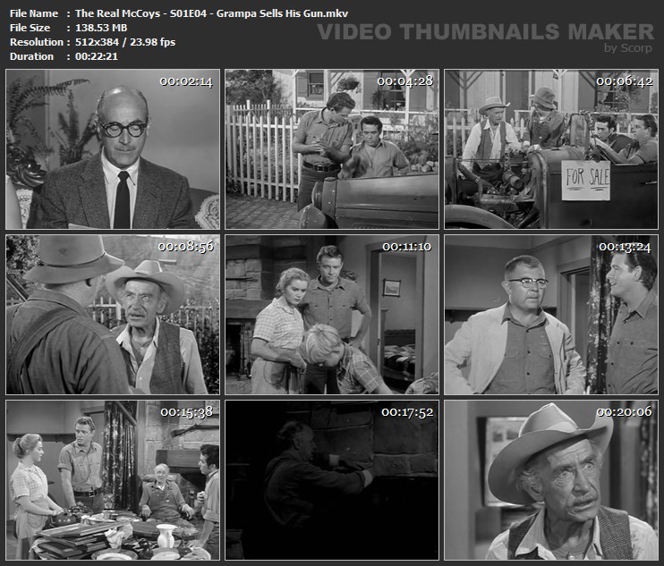 The Real McCoys - S01E04 - Grampa Sells His Gun.mkv