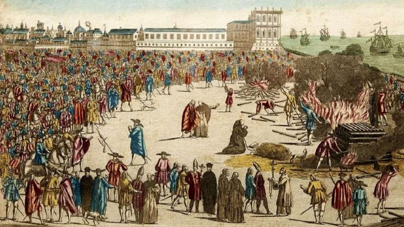 Auto da Fé no Terreiro do Paço, Lisboa