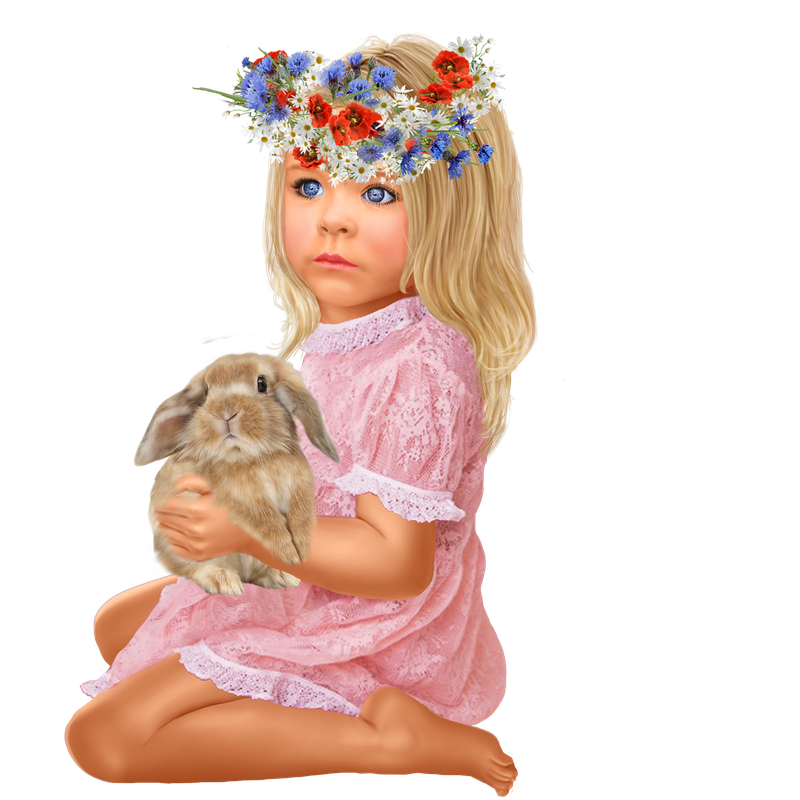 Baby_with_a_rabbit 1